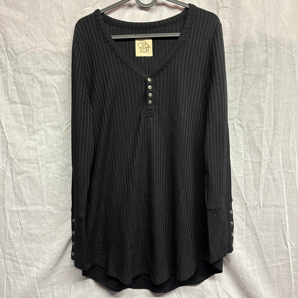 Chaser Black Long Sleeve Oversized